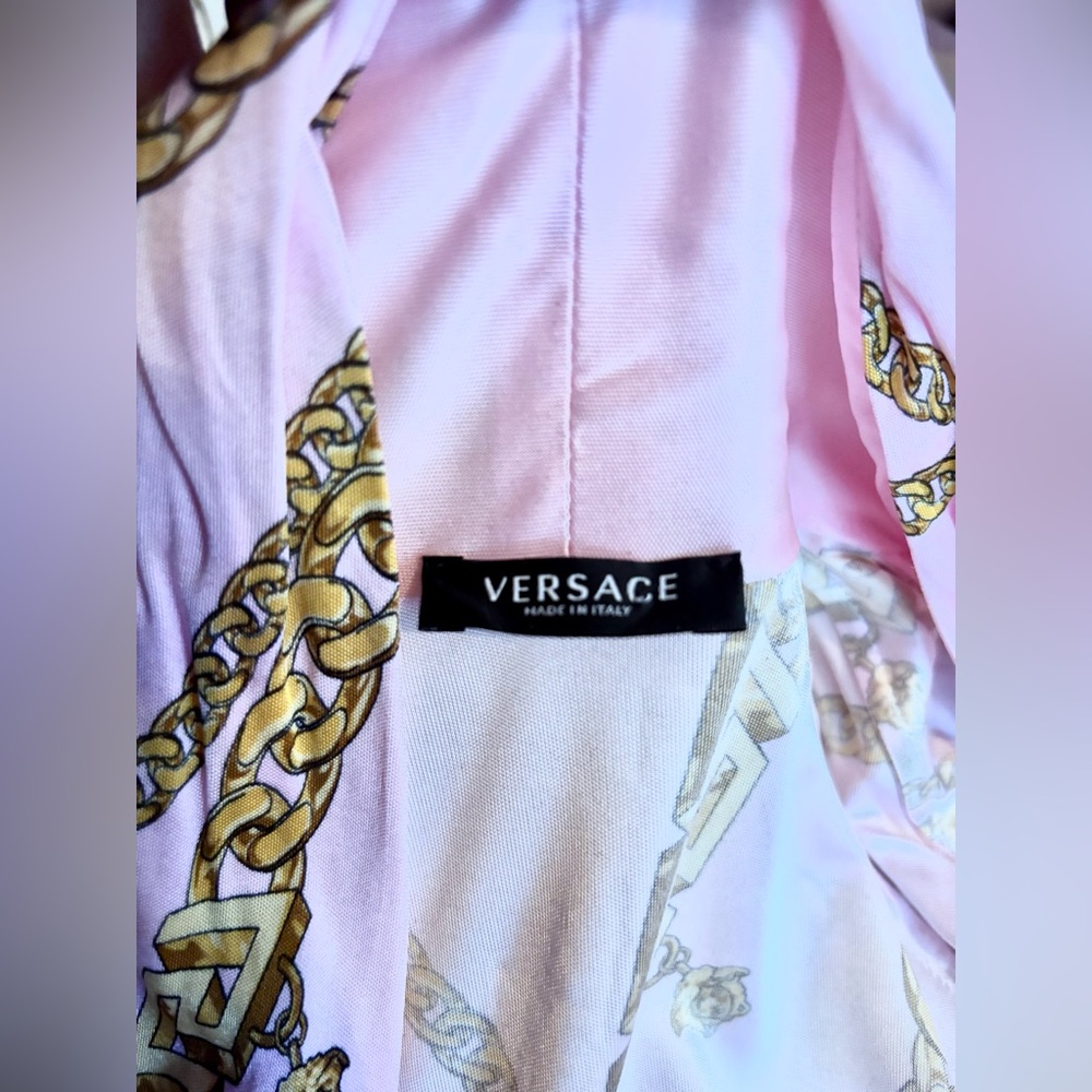 Versace gold chain print bodysuit size 40 - Picture 7 of 9